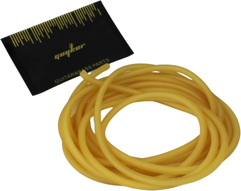 guyker Natural Latex Rubber Tubing Tube 1/8" (3mm) ID x 1/4" (6mm) OD Speargun Band Slingshot Catapult Tube Rubber Hose 10M Length, Yellow - Image 2
